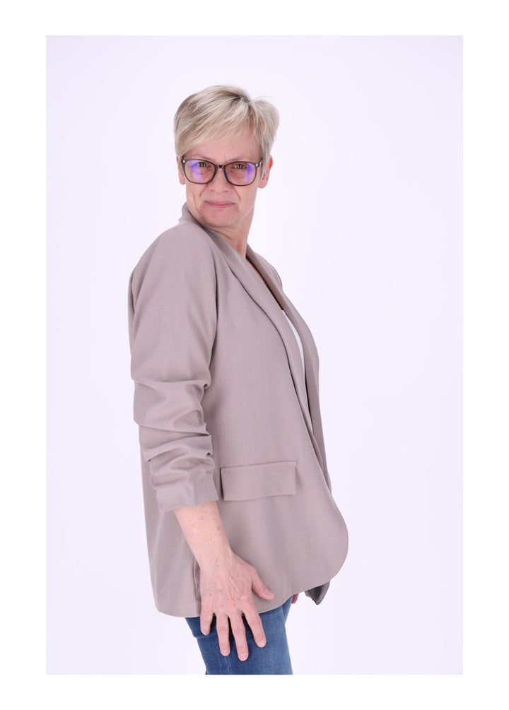 Blazer Damen 4/4 Arm Raffung