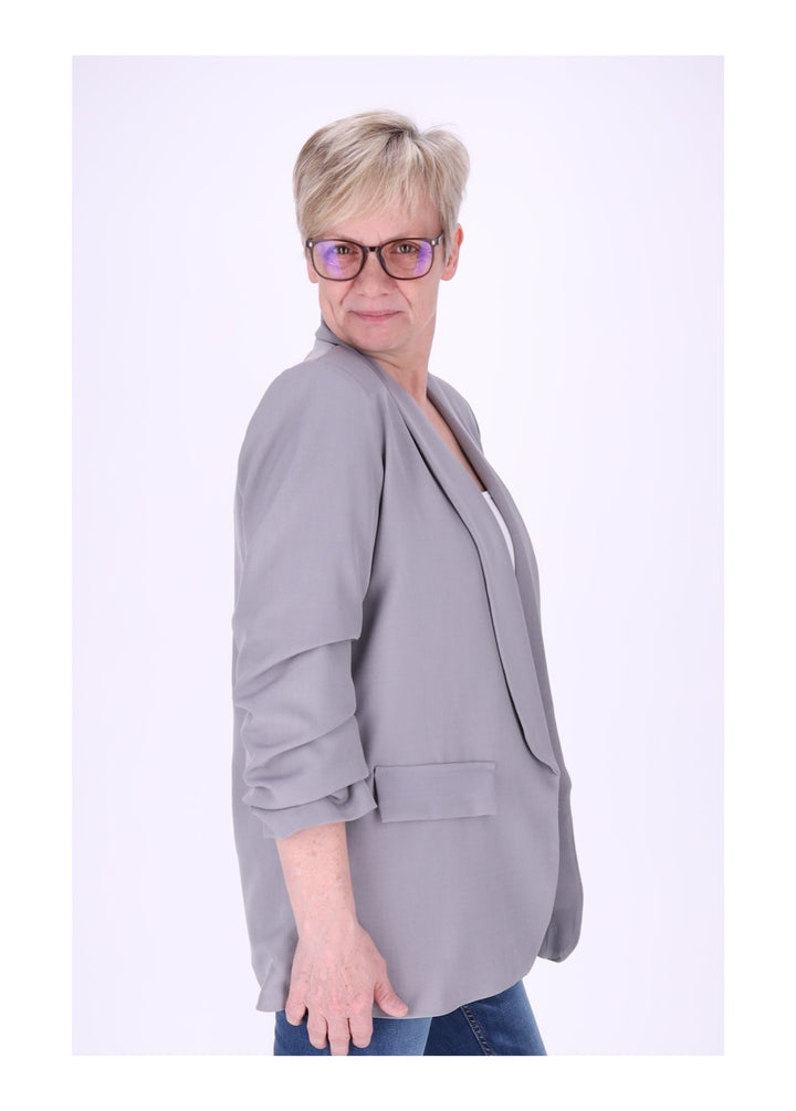 Blazer Damen 4/4 Arm Raffung