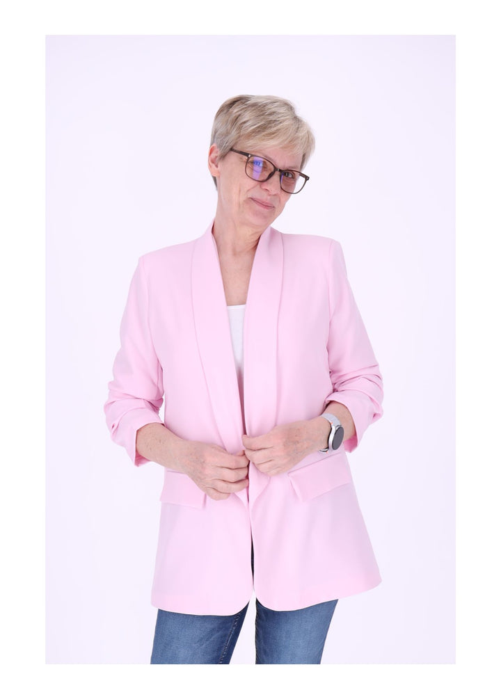 Blazer Damen 4/4 Arm Raffung