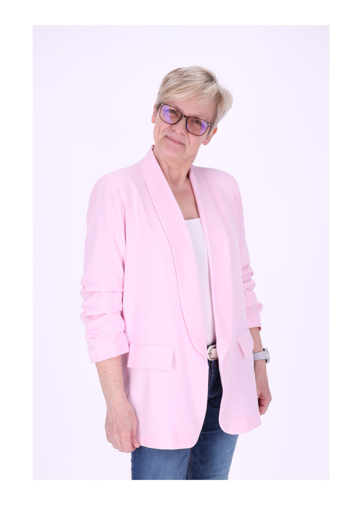 Blazer Damen 4/4 Arm Raffung