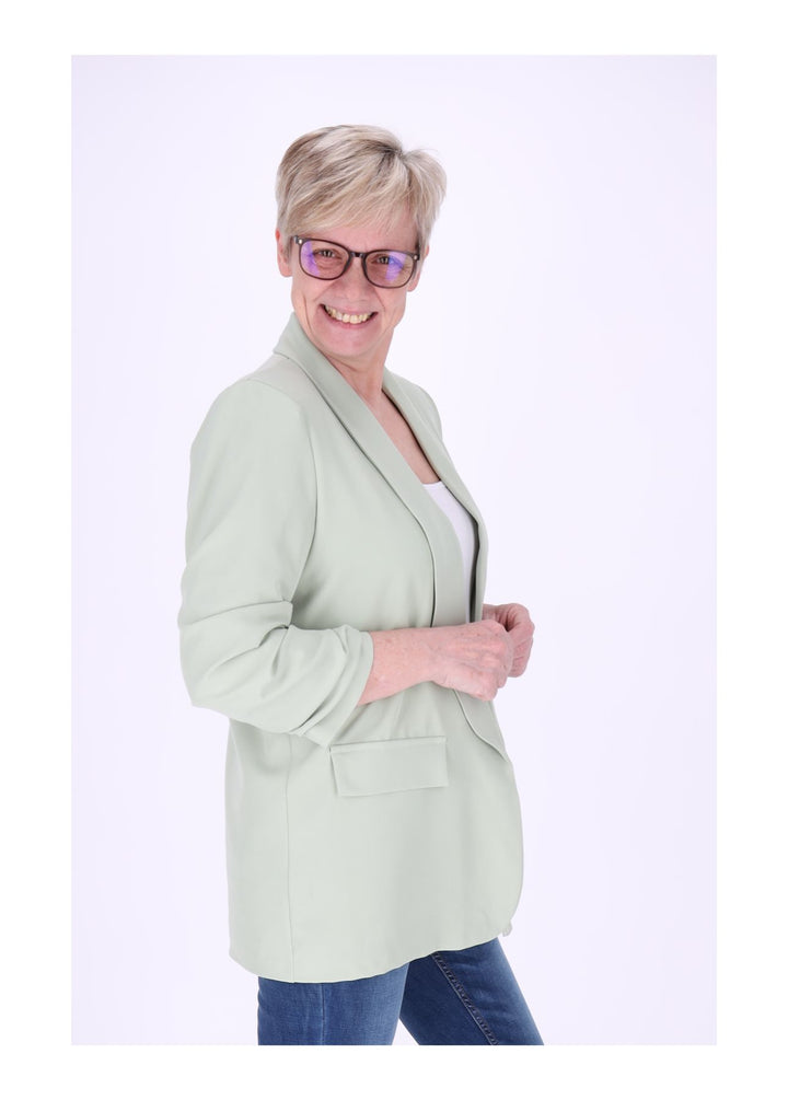 Blazer Damen 4/4 Arm Raffung