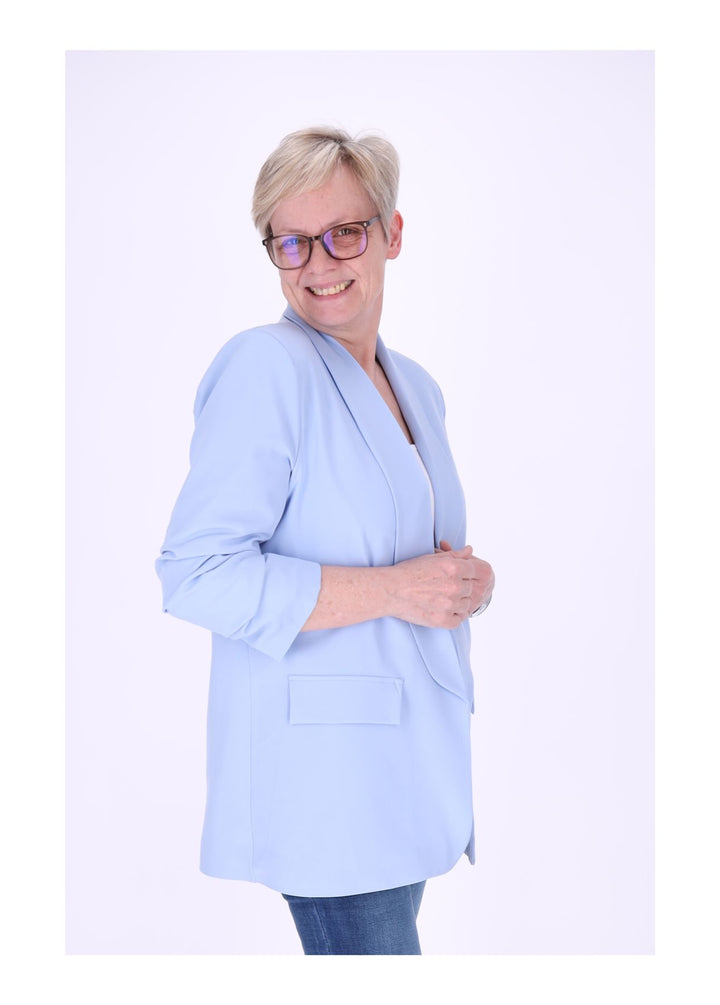 Blazer Damen 4/4 Arm Raffung