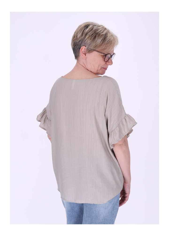 T-Shirt Damen Crashed Oversized