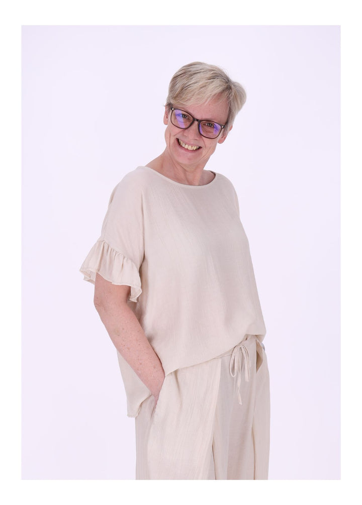 T-Shirt Damen Crashed Oversized