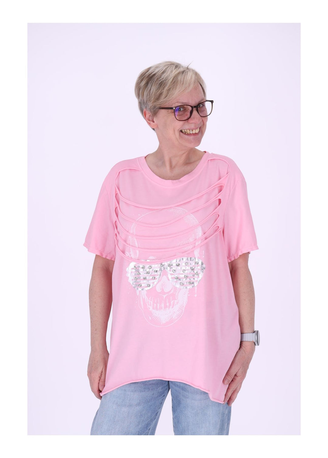 T-Shirt Damen Totenkopf