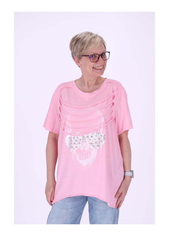 T-Shirt Damen Totenkopf