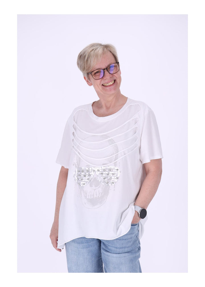 T-Shirt Damen Totenkopf