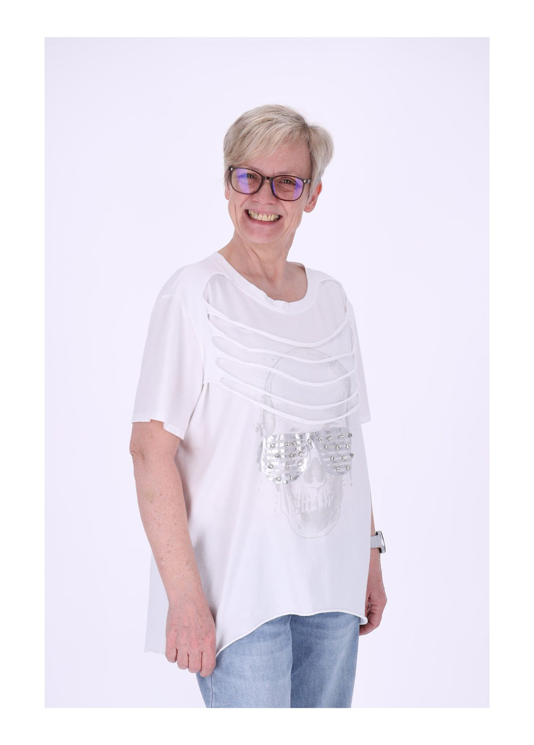 T-Shirt Damen Totenkopf