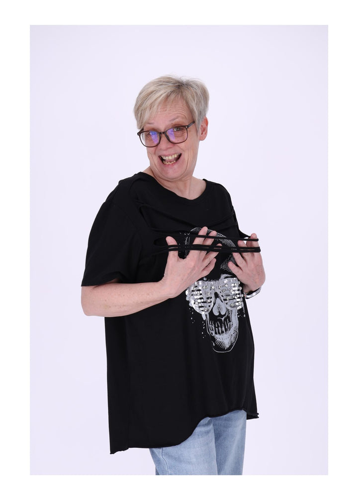 T-Shirt Damen Totenkopf