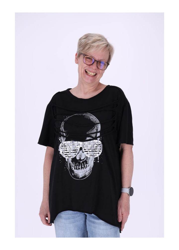 T-Shirt Damen Totenkopf