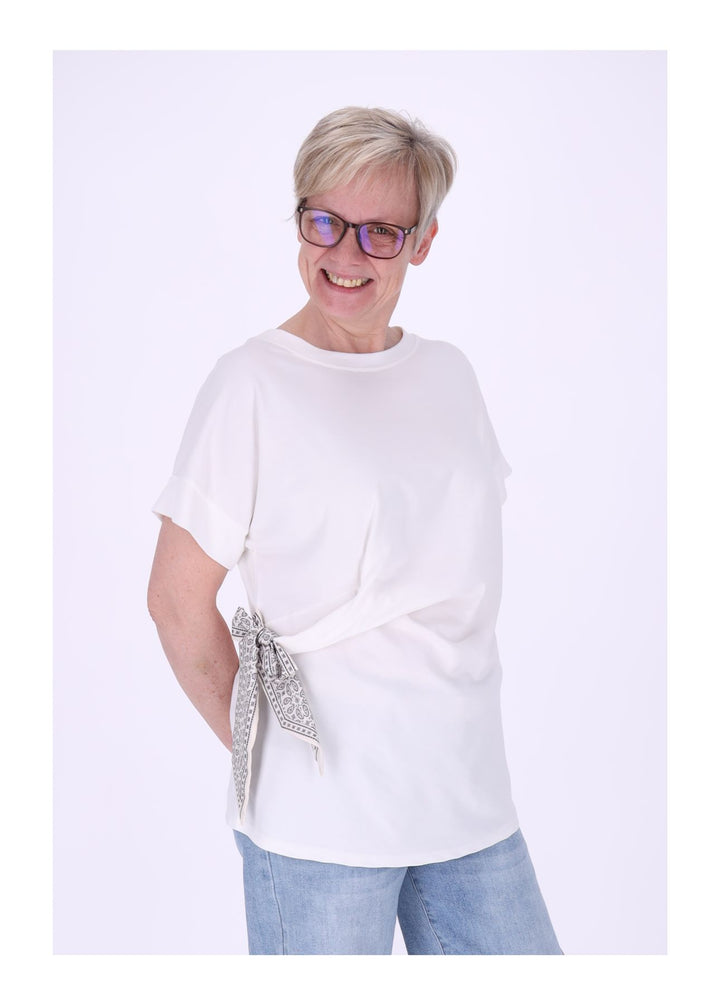 T-Shirt Damen vorn zum binden