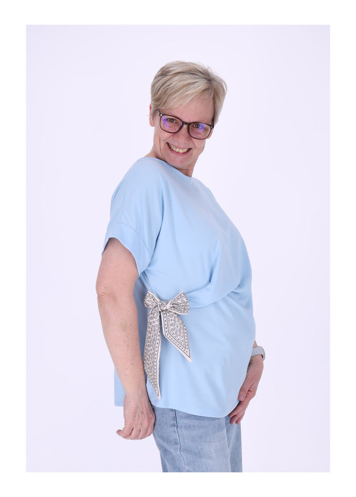 T-Shirt Damen vorn zum binden