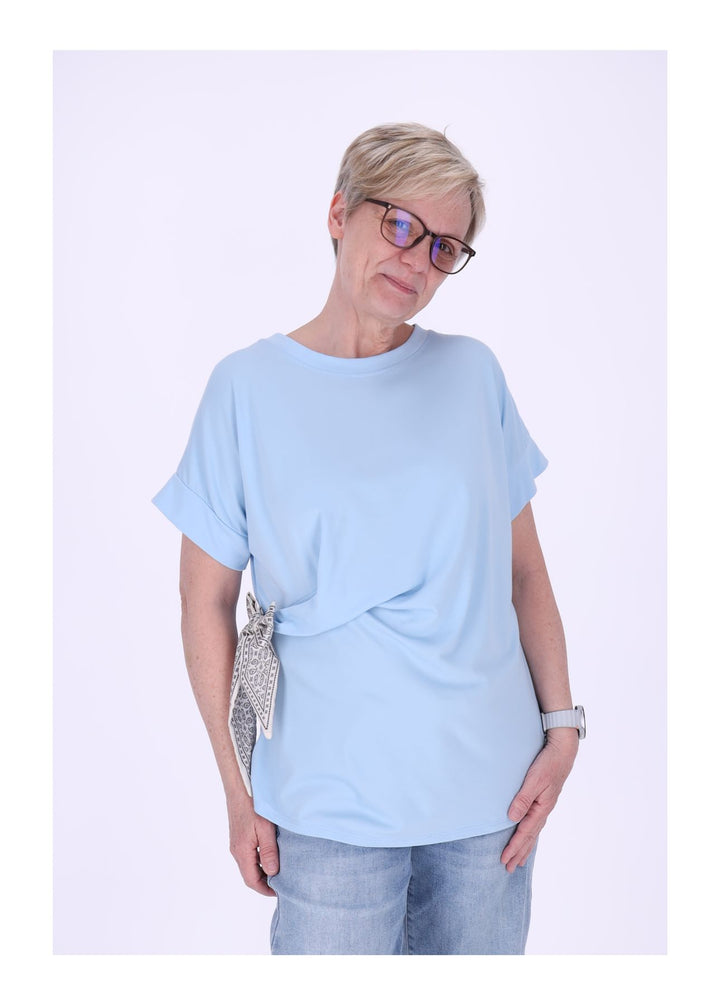 T-Shirt Damen vorn zum binden