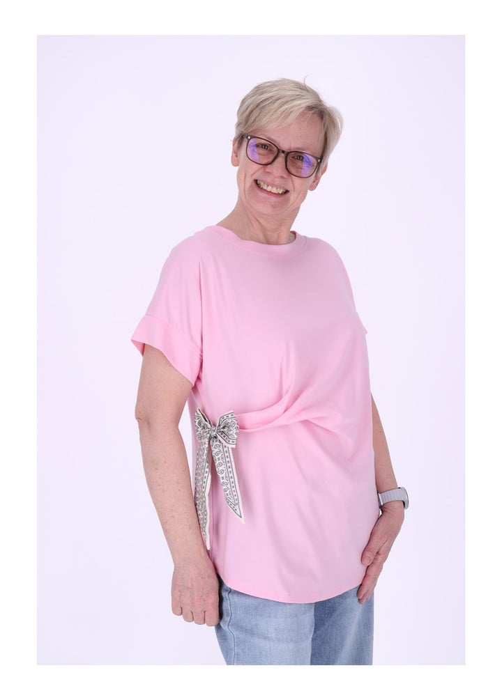 T-Shirt Damen vorn zum binden