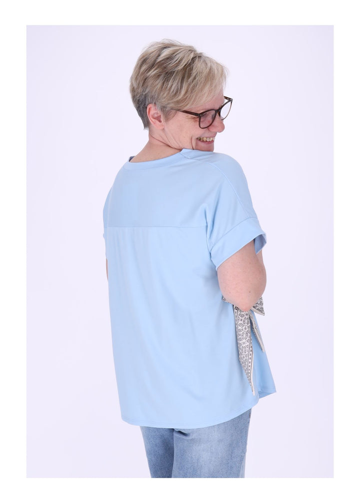 T-Shirt Damen vorn zum binden