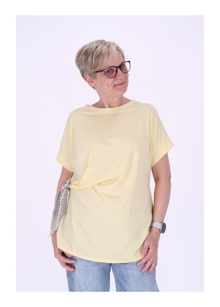 T-Shirt Damen vorn zum binden
