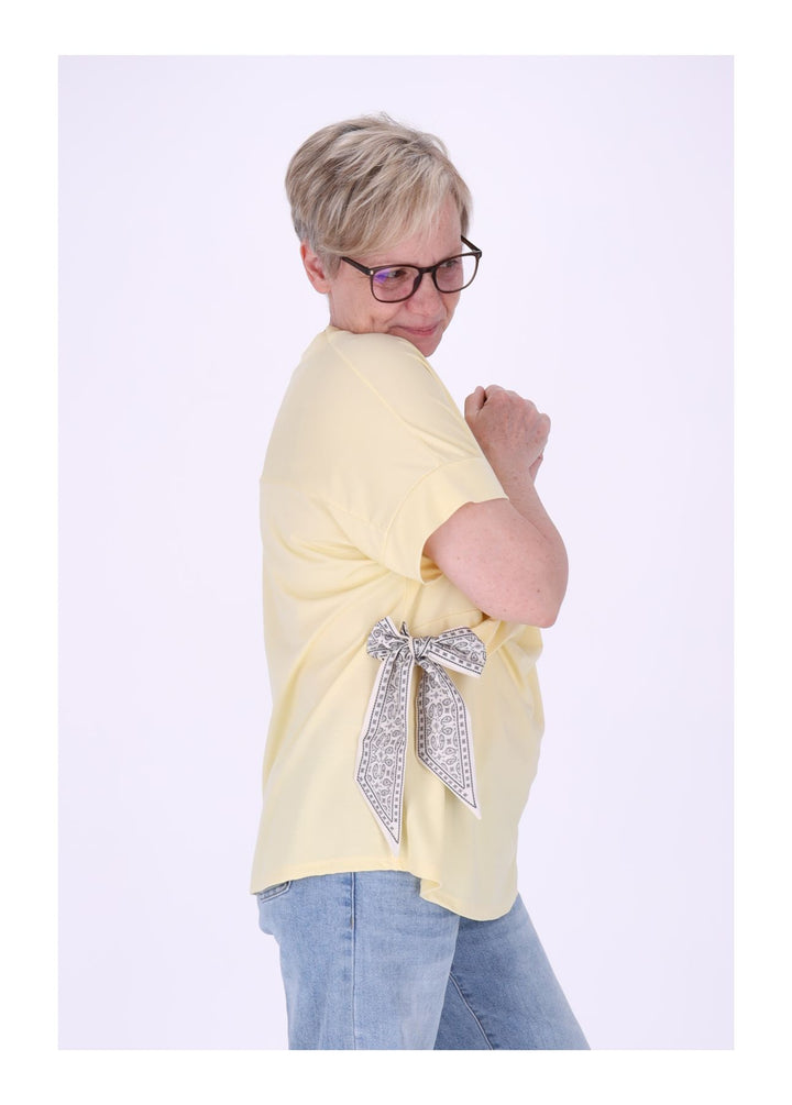T-Shirt Damen vorn zum binden