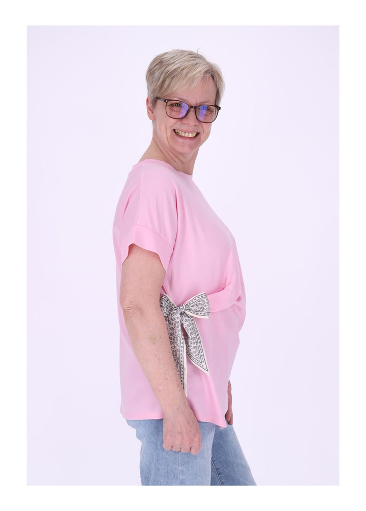T-Shirt Damen vorn zum binden