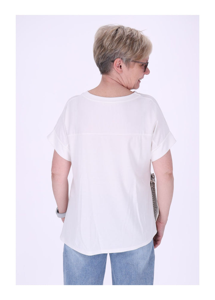 T-Shirt Damen vorn zum binden
