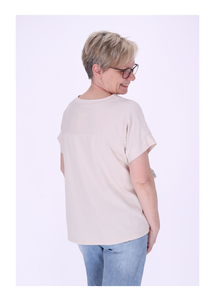 T-Shirt Damen vorn zum binden