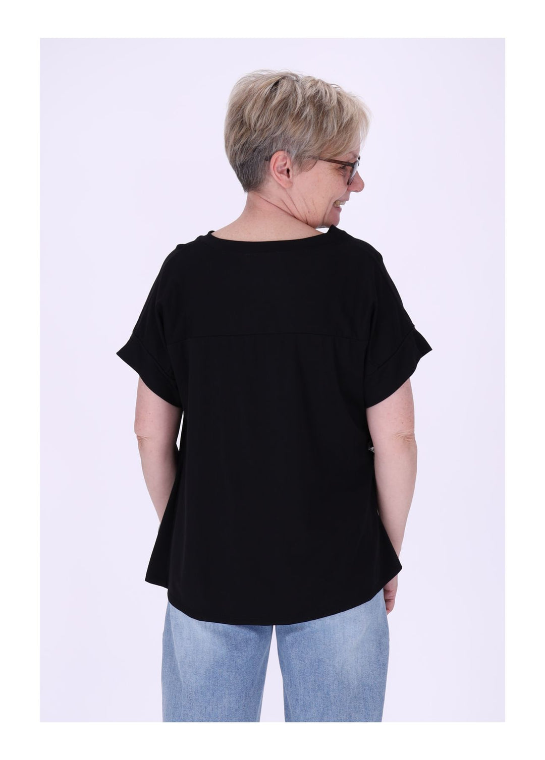 T-Shirt Damen vorn zum binden