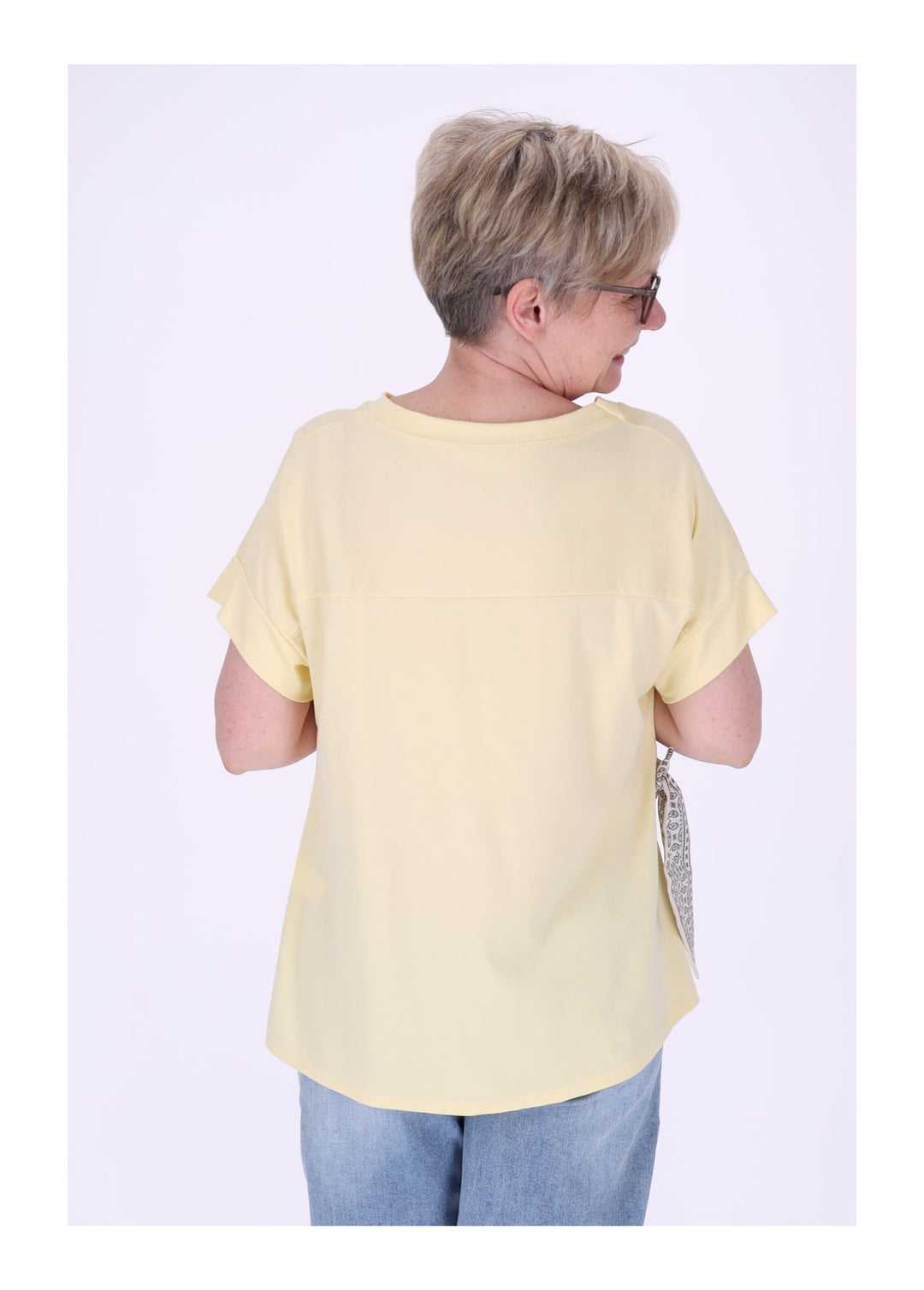 T-Shirt Damen vorn zum binden