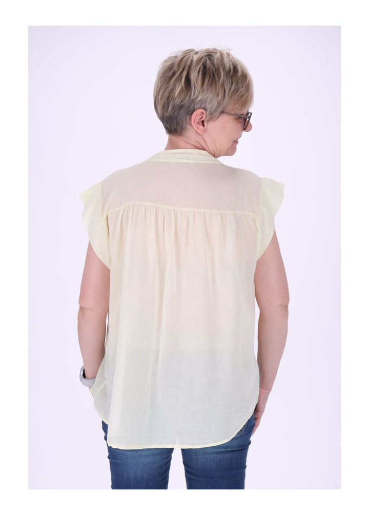 Bluse Damen angeschnittener Arm Baumwolle