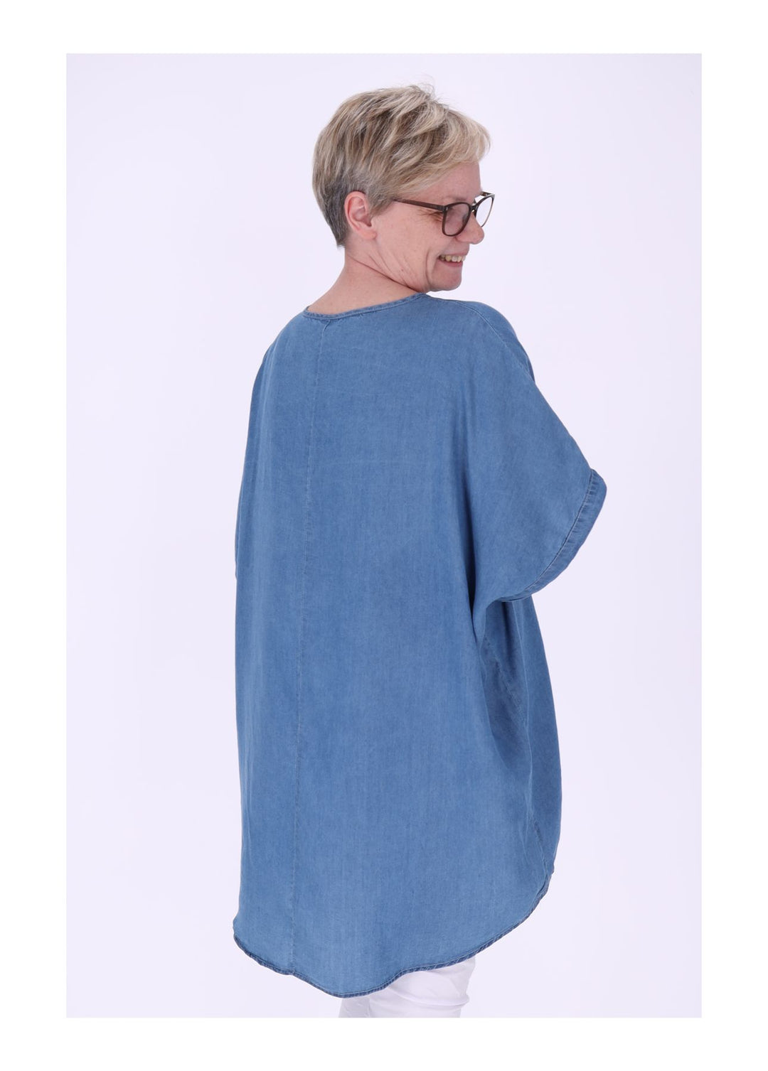 T-Shirt Damen Jeans Oversized