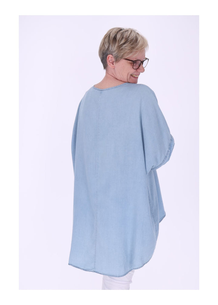 T-Shirt Damen Jeans Oversized