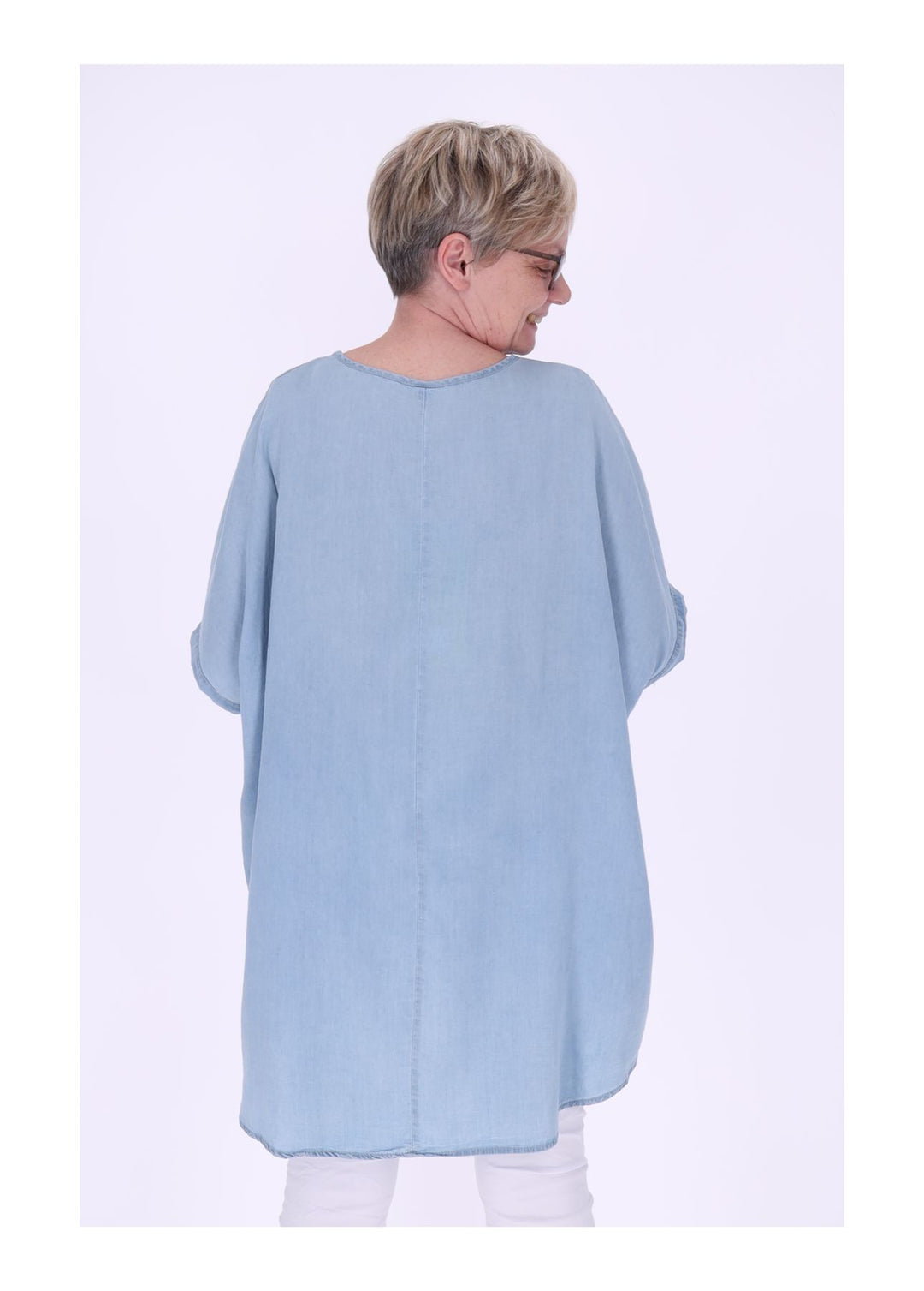 T-Shirt Damen Jeans Oversized