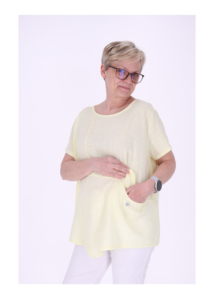 T-Shirt Damen kleine Tasche
