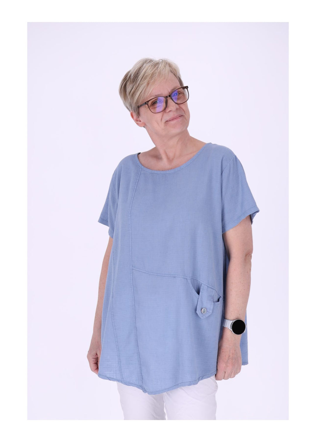 T-Shirt Damen kleine Tasche