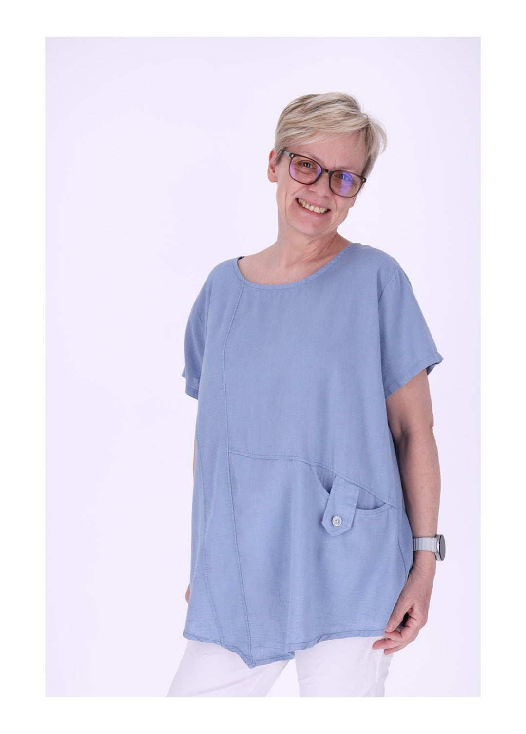 T-Shirt Damen kleine Tasche