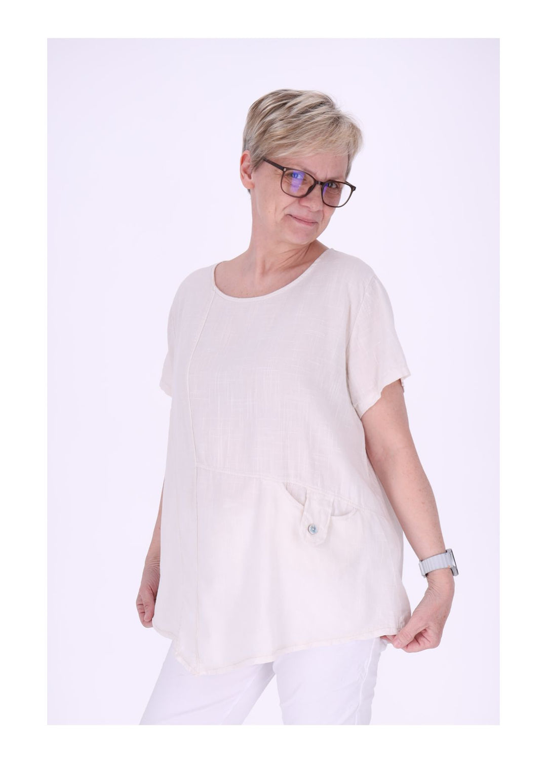 T-Shirt Damen kleine Tasche