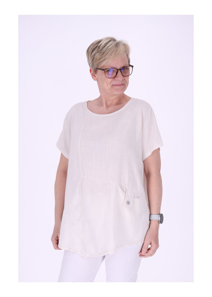 T-Shirt Damen kleine Tasche