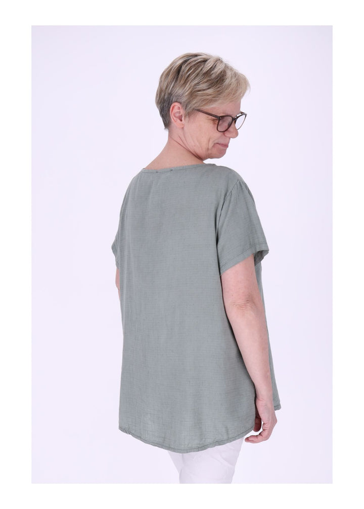 T-Shirt Damen kleine Tasche