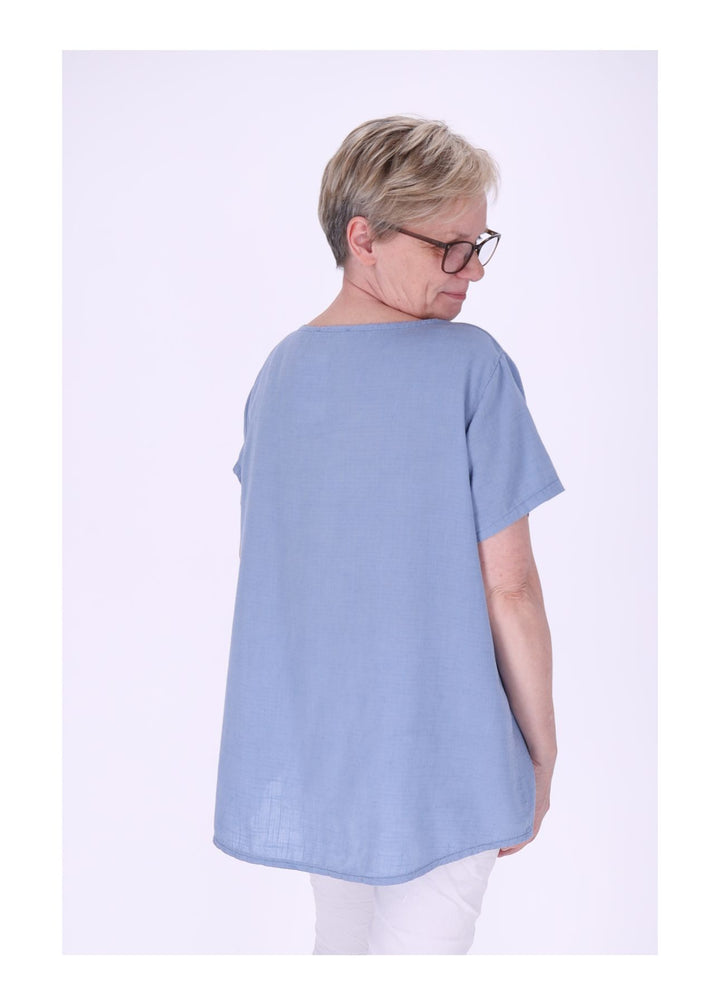 T-Shirt Damen kleine Tasche