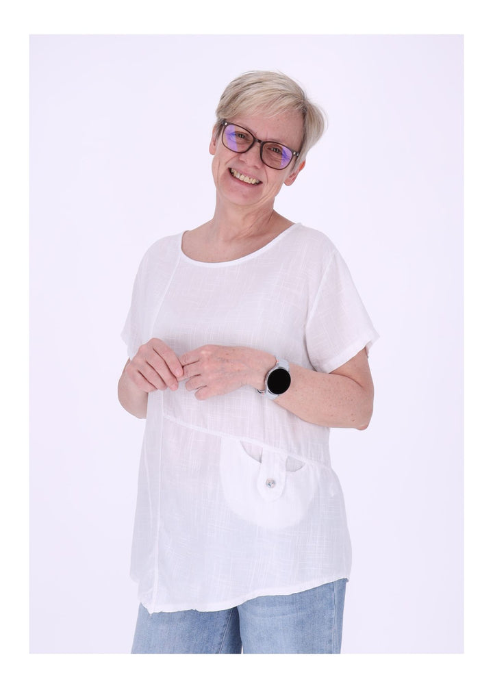 T-Shirt Damen kleine Tasche