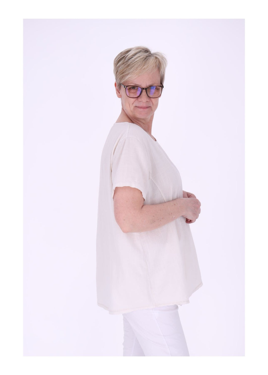 T-Shirt Damen kleine Tasche