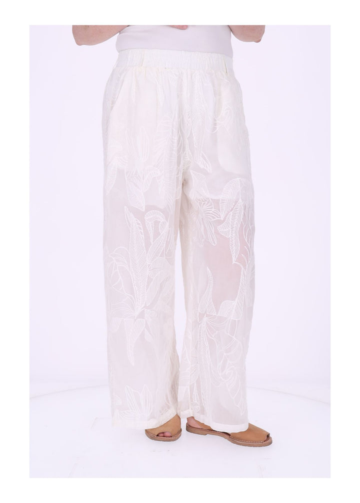 Hose Damen 7/8 Culotte Spitze