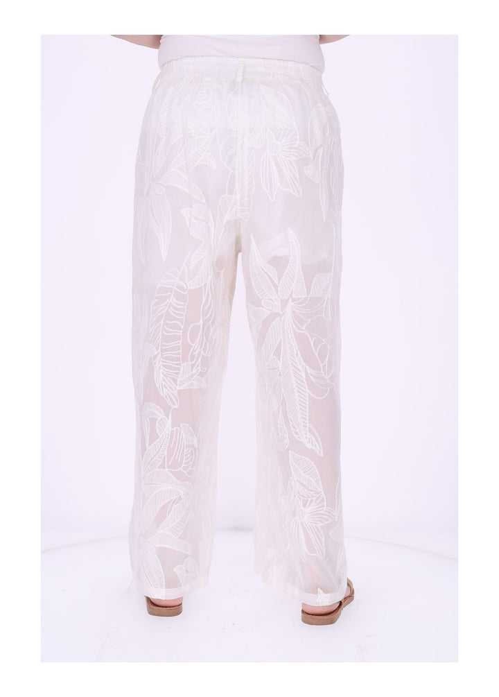 Hose Damen 7/8 Culotte Spitze