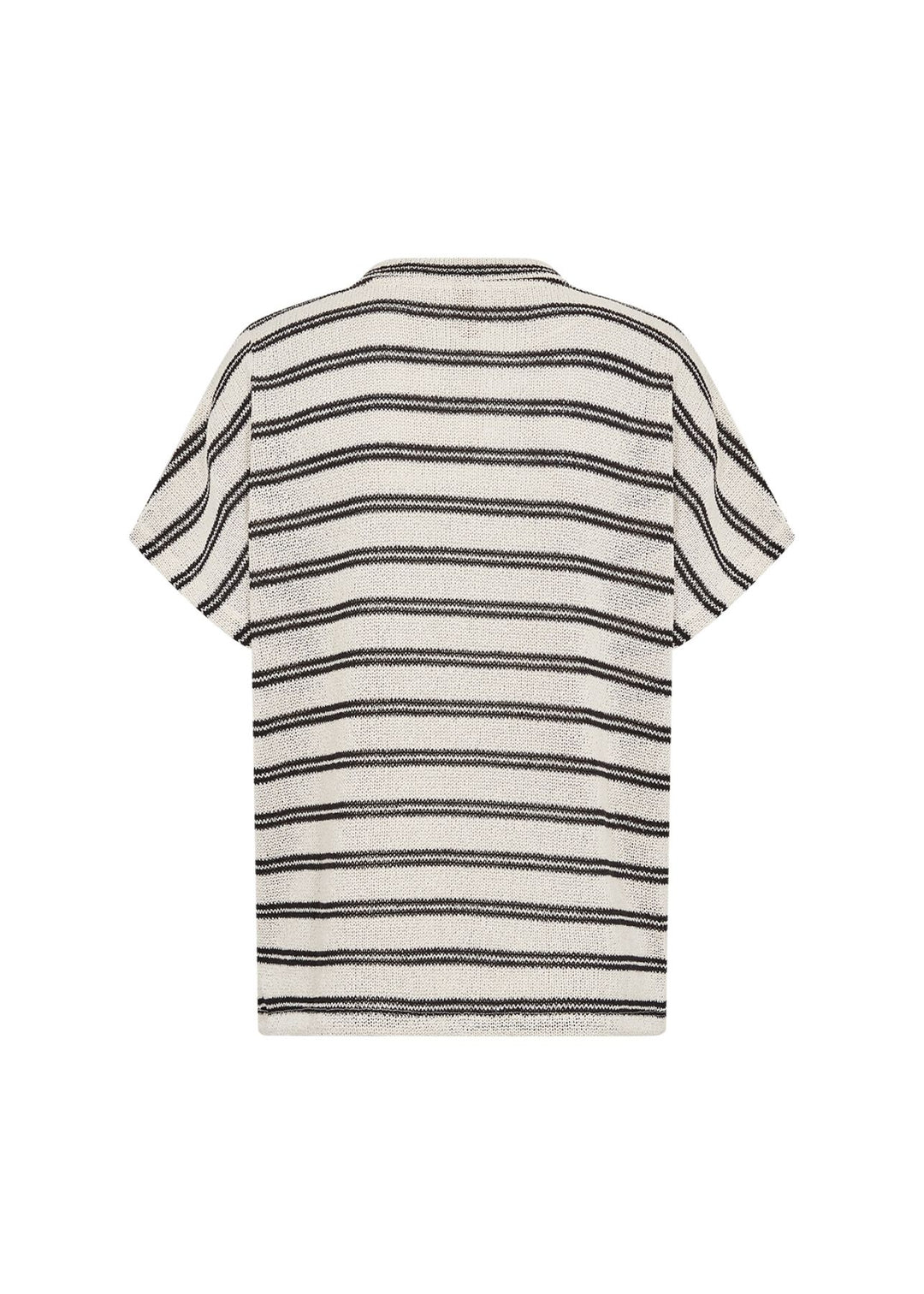 T-Shirt Damen gestrickt Streifenmuster