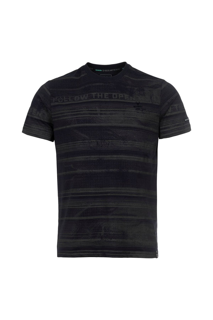 T-Shirt Herren markante Streifenoptik