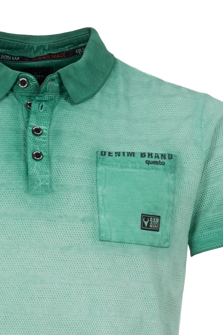 Poloshirt Herren Strukturmaterial