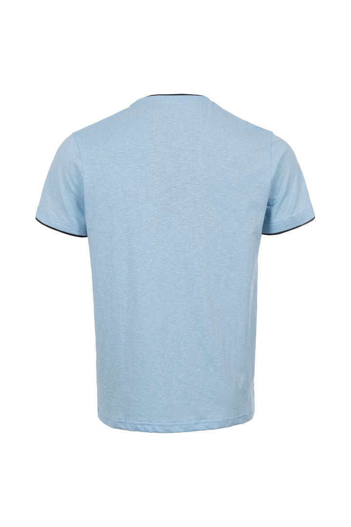 T-Shirt Herren Kontrastpipings Segel-Design