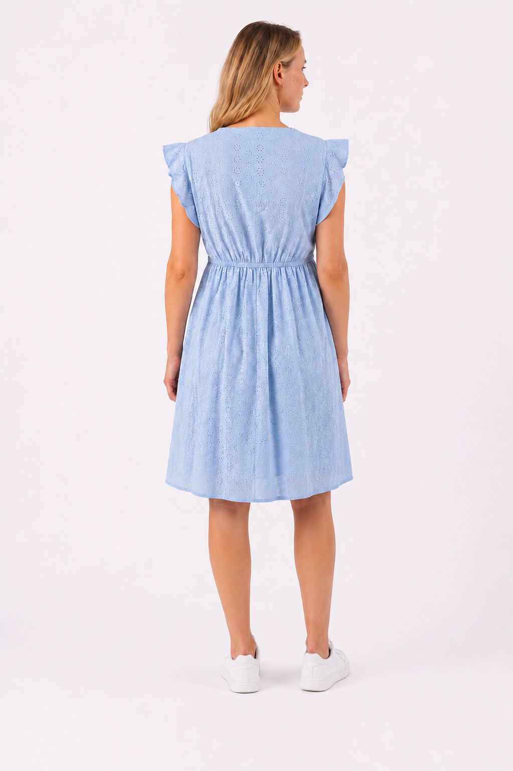 Zabaione Sommerkleid Lochstickerei
