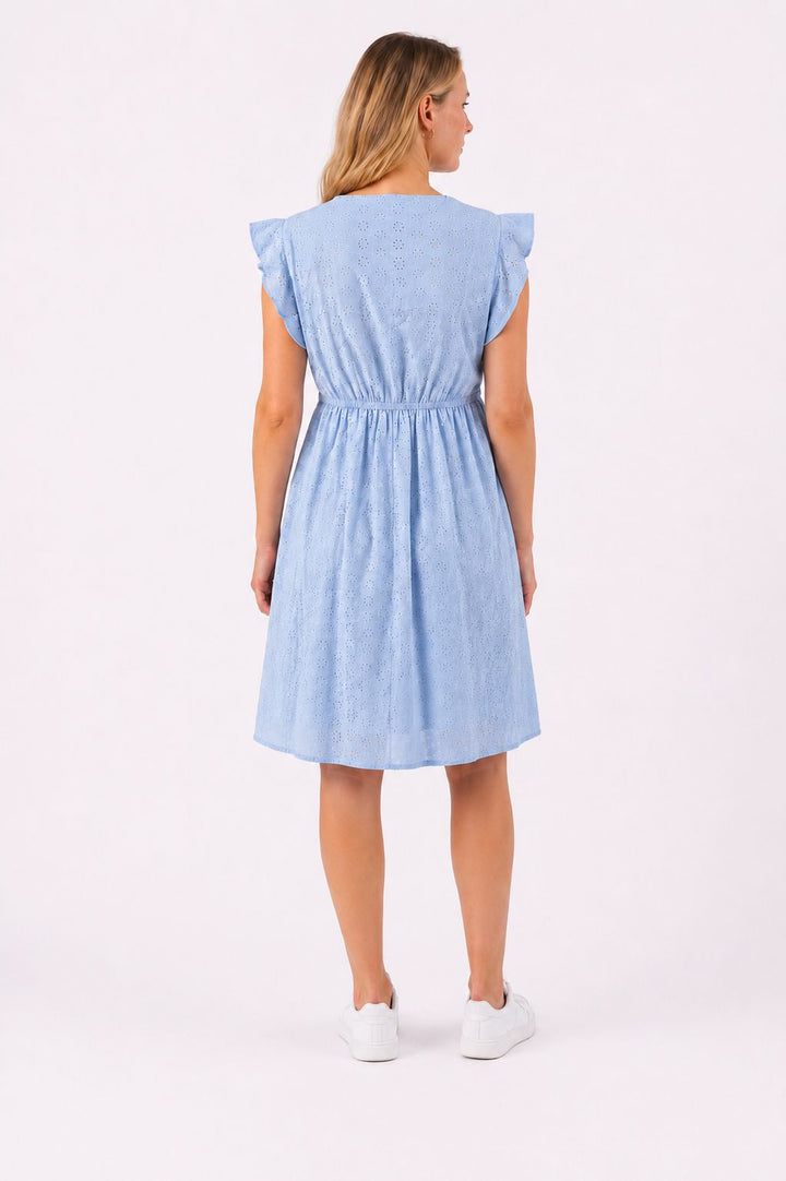 Zabaione Sommerkleid Lochstickerei