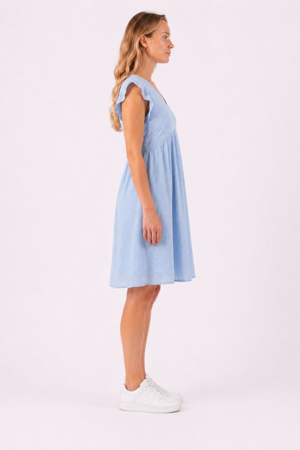 Zabaione Sommerkleid Lochstickerei
