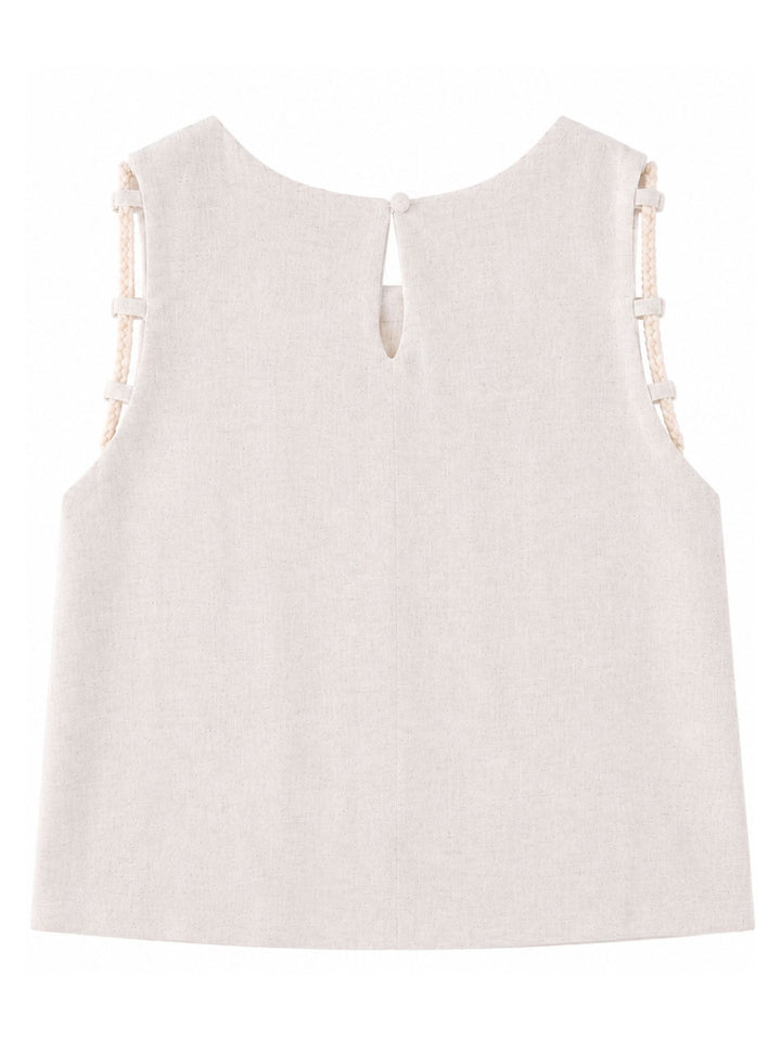 Top Damen Leinenotik Kordel am Arm