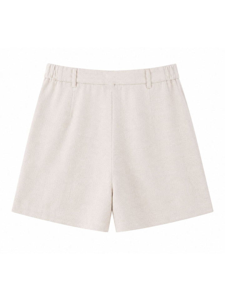 Short Leinenoptik Damen